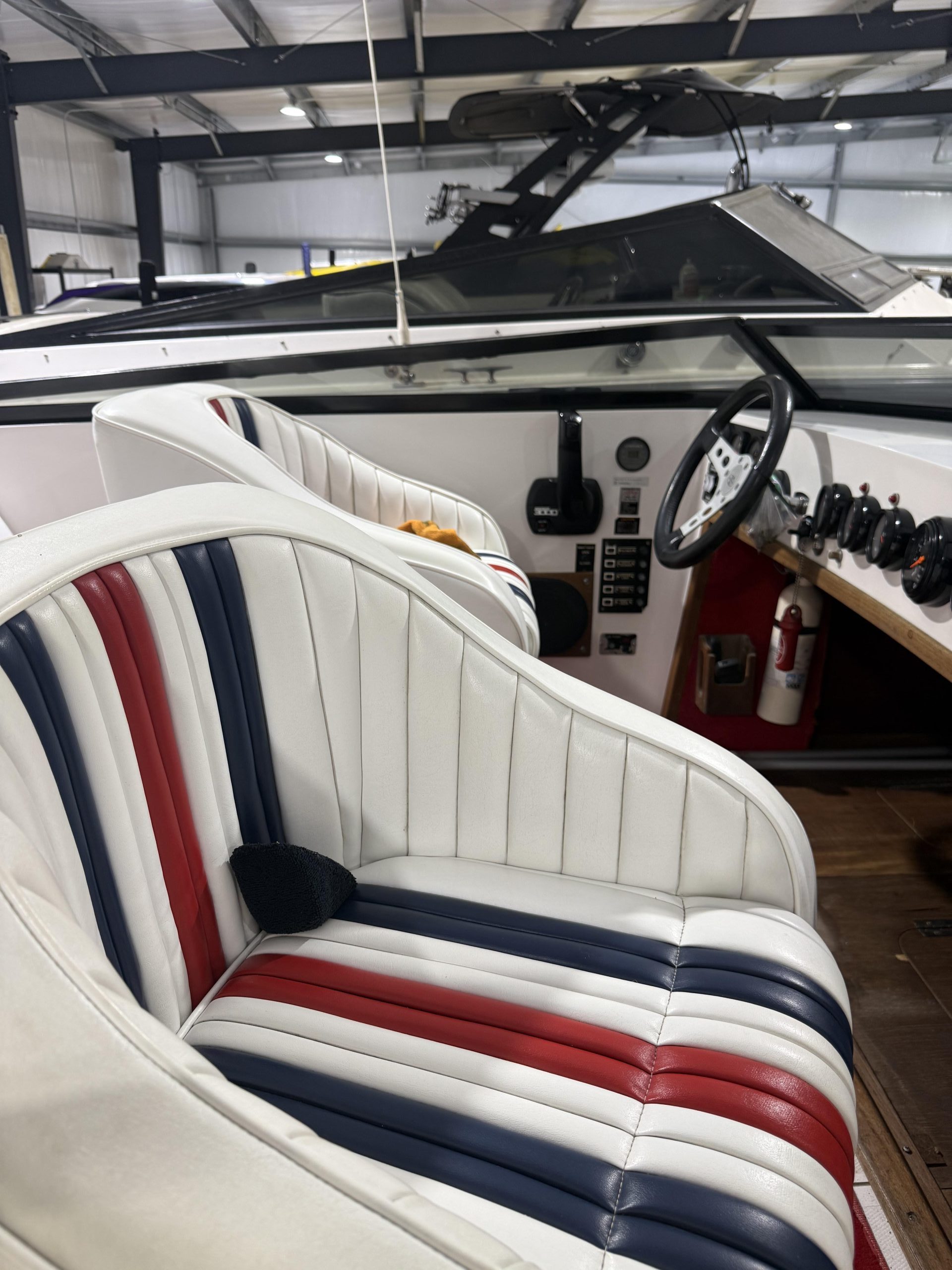 Detailed boat interior