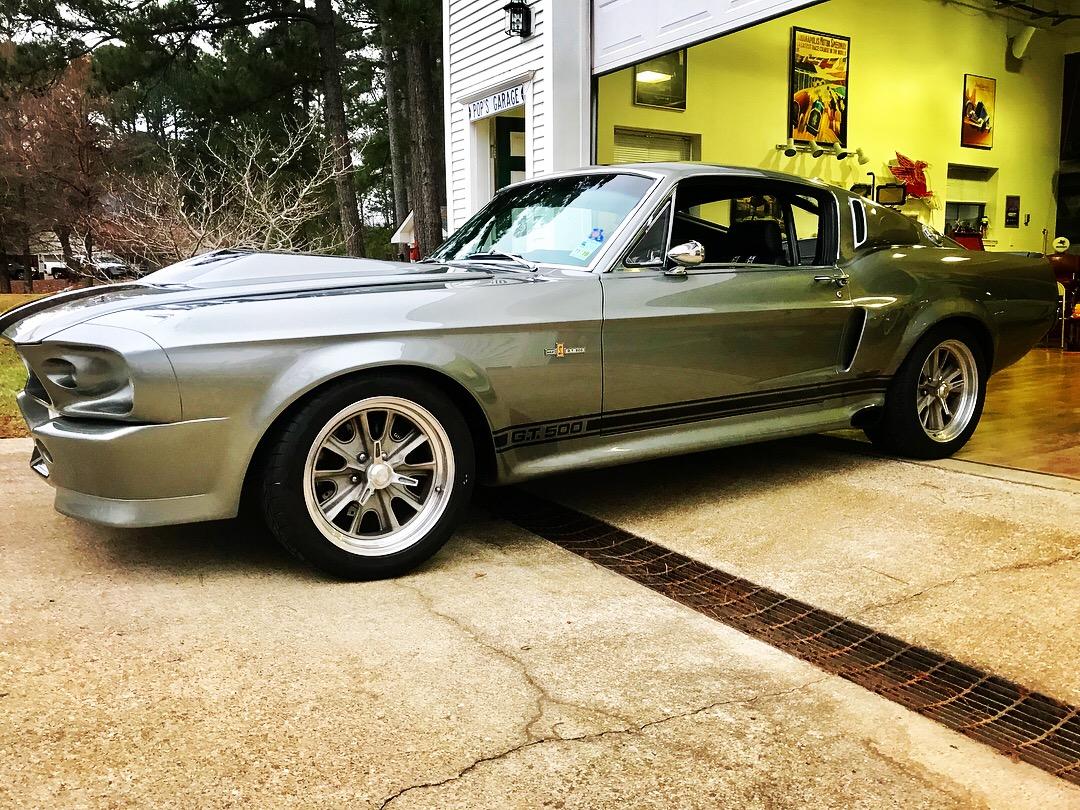 Detailed classic Mustang exterior